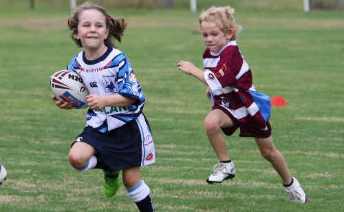 Springsure’s Holly Smith takes off for Mountain Men. Springsure’s Holly Smith takes off for Mountain Men.
